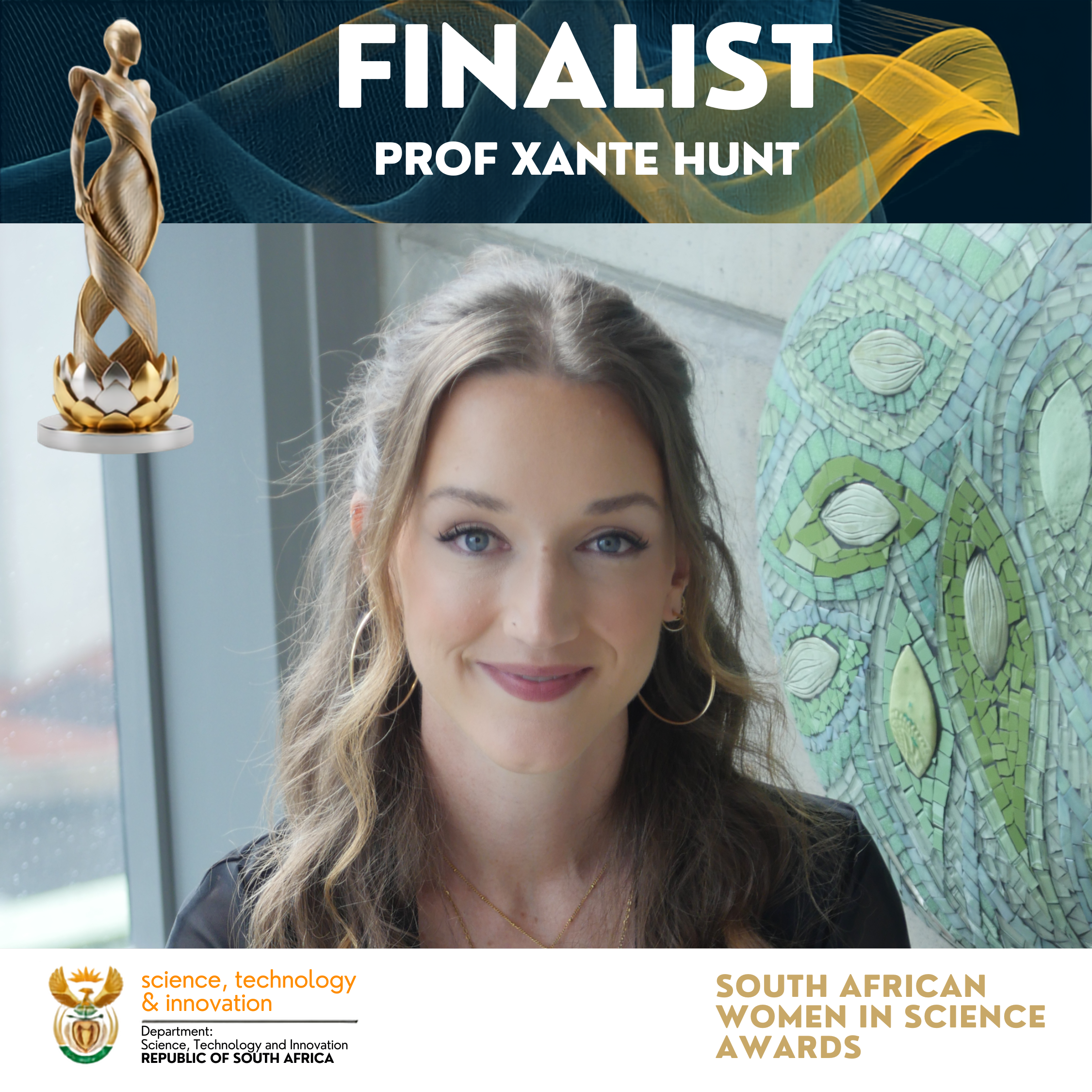 2026 South African Women in Science Awards Finalists: Prof. Xante Hunt